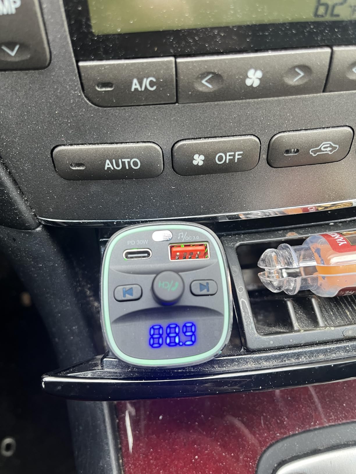 LENCENT FM Transmitter, Bluetooth FM Transmitter Wireless Radio Adapter Car customer photo 2
