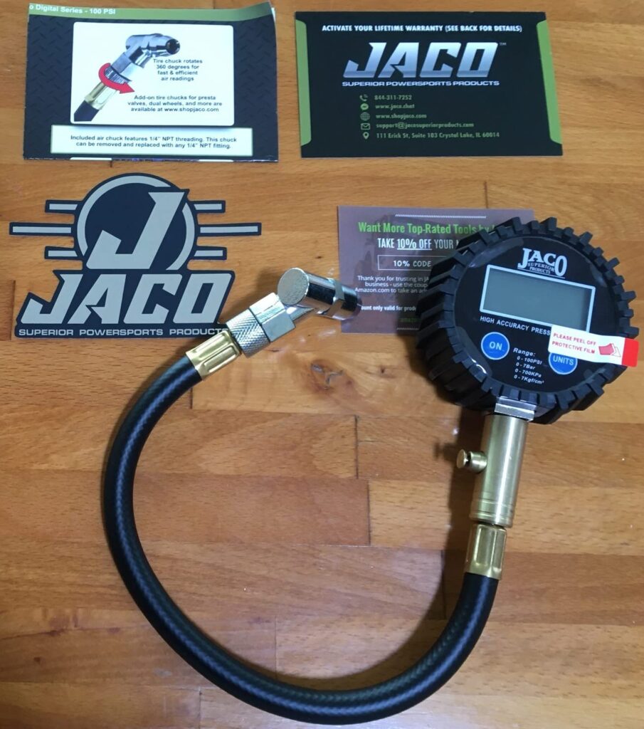 JACO ElitePro Digital Tire Pressure Gauge - Professional Accuracy - 100 PSI Customer Review Best Tire Gauge