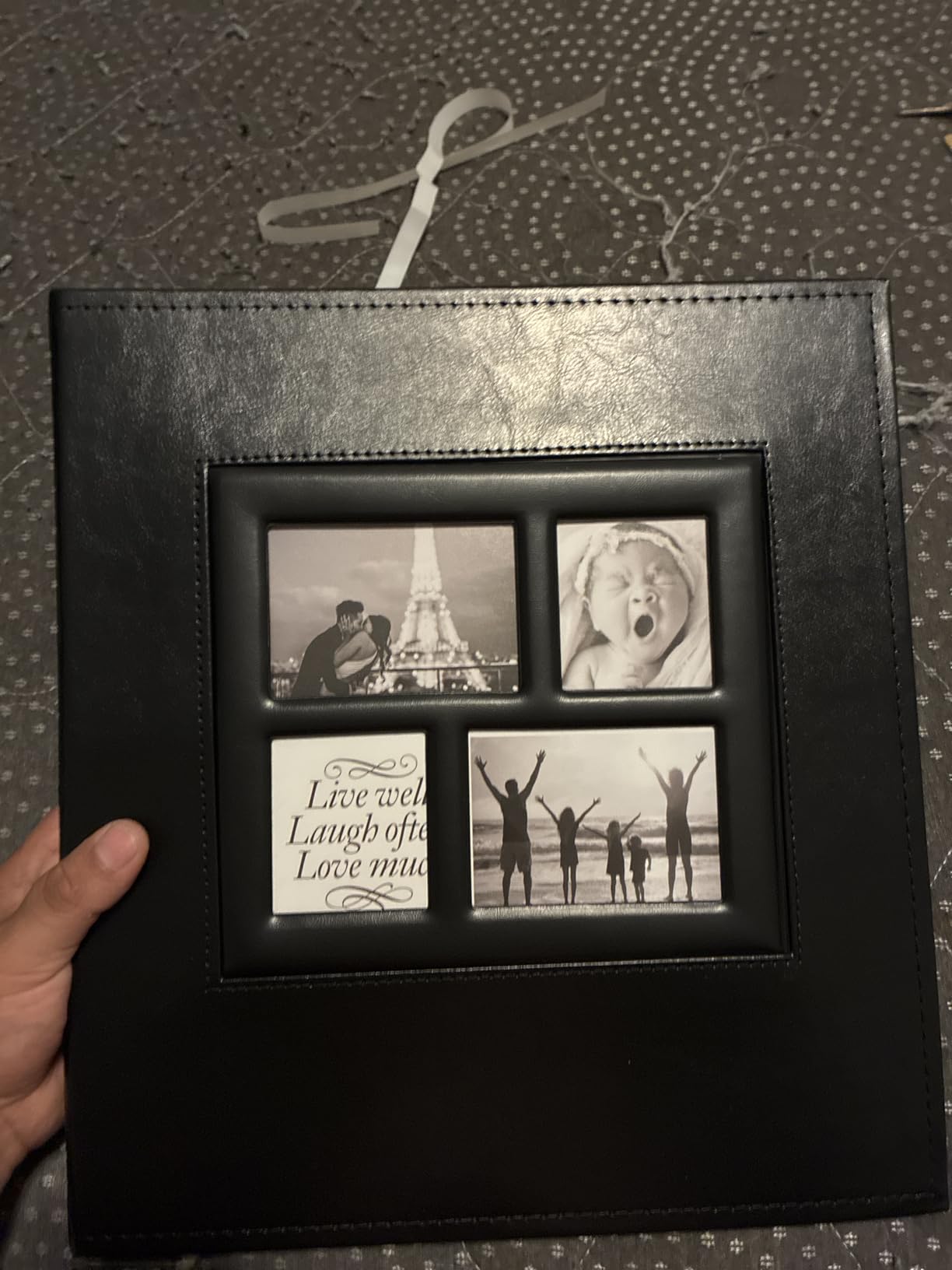 Ywlake Photo Album 4x6 500 Pockets Photo, Extra Large Capacity Family Wedding Picture Albums Holds 500 Horizontal and Vertical Photos Black Customer Review Ywlake Photo Album 4x6 500 Pockets Photo, Extra Large Capacity Family Wedding Picture Albums Holds 500 Horizontal and Vertical Photos Black - Customer Photo 1
