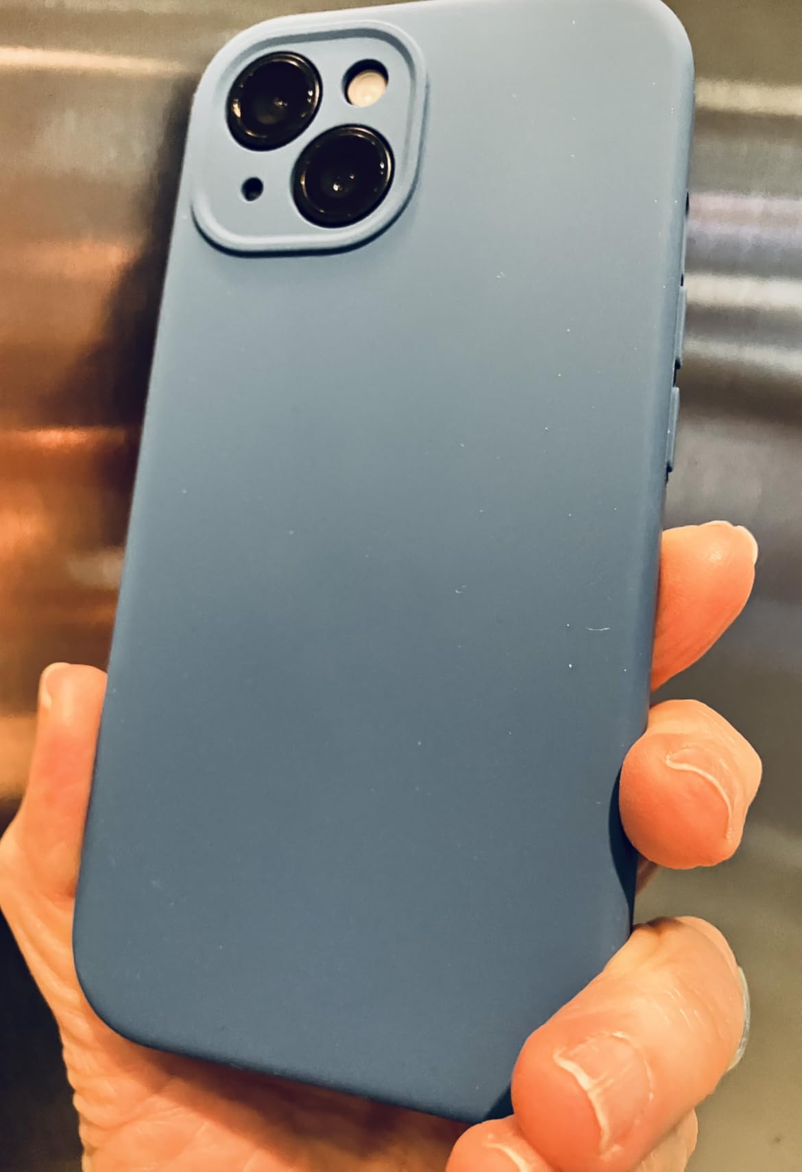 Miracase Designed for iPhone 11 Phone Case, with Screen Protector, Liquid Silicone Gel Rubber Full Body Drop Protection Shockproof Cover Phone Case for iPhone 11 6.1 inch, Black - Customer Photo 2