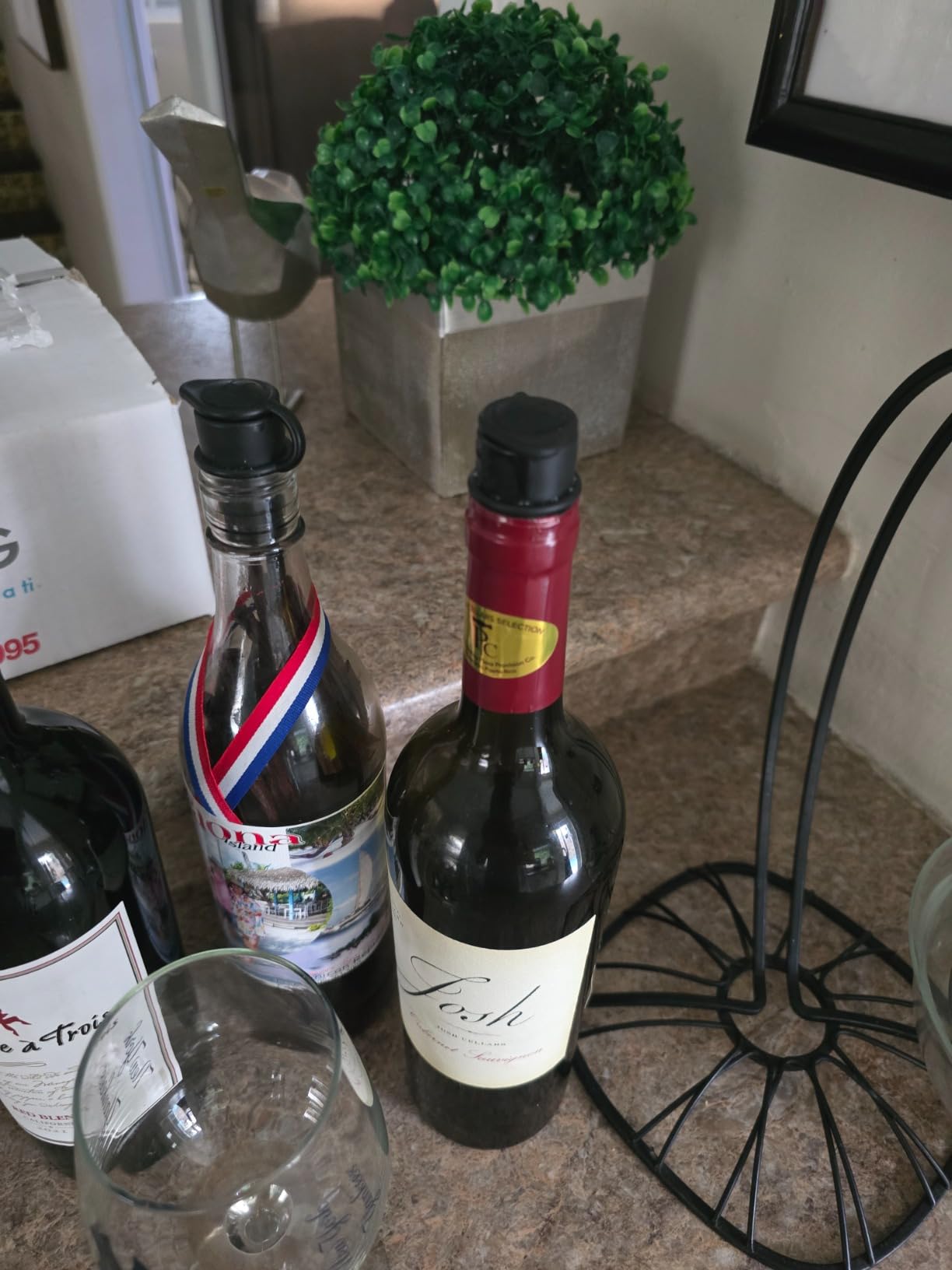Haley's Corker 5-in-1 Wine Aerator, Stopper, Pourer, Filter and Re-Corker, 2 Pack Customer Review Haley's Corker 5-in-1 Wine Aerator, Stopper, Pourer, Filter and Re-Corker, 2 Pack - Customer Photo 1