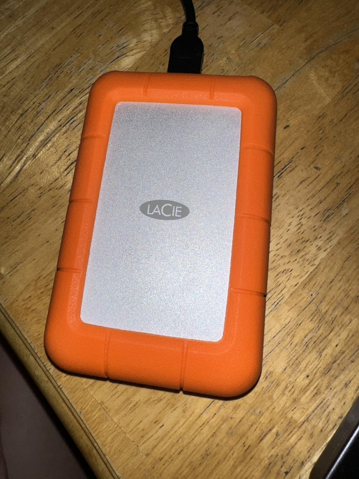 LaCie Rugged 5TB Portable External HDD - USB 3.0/2.0 Compatible, Shock/Dust/Rain Resistant for Mac & PC, Orange, Grey - Customer Photo 2