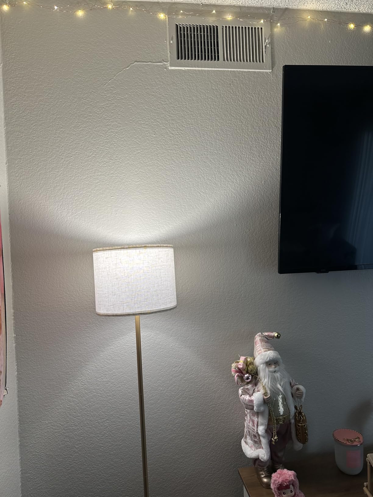 Modern Floor Lamp Simple Design with White Shade, Foot Pedal Switch, 60 Modern Floor Lamp Simple Design with White Shade, Foot Pedal Switch, 60