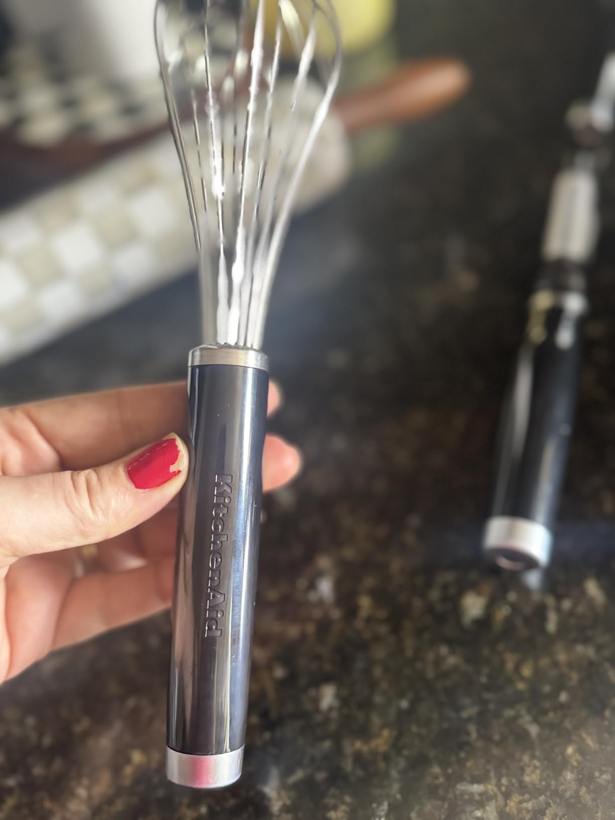 KitchenAid Classic Utility Whisk, 10.5 Inch, Black - Customer Photo 2