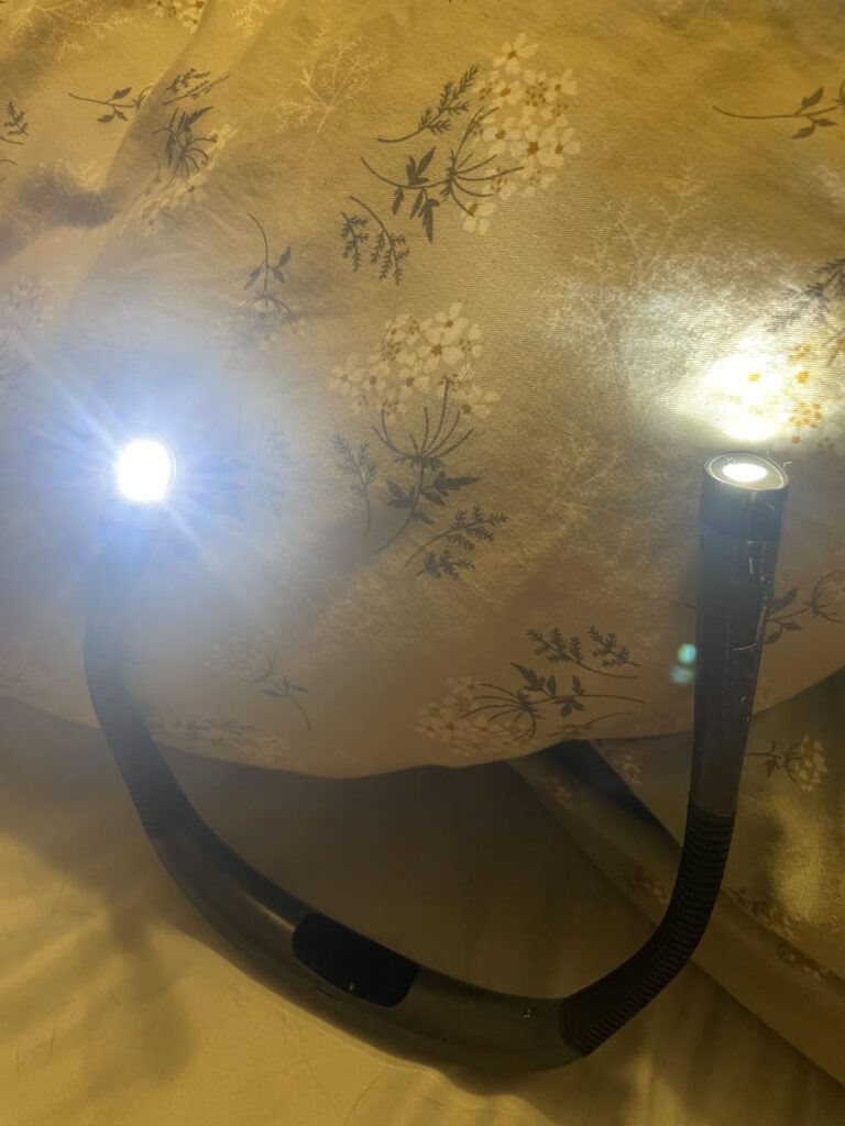 Glocusent Book Light, 3-Color & 6-Brightness Reading Light, Bendable Neck Light, 80-hr Lasting Rechargeable Book Light, Perfect Reading Lights for Books in Bed, Knitting, Repairing, Book Lovers Gifts Customer Review Best Book Light