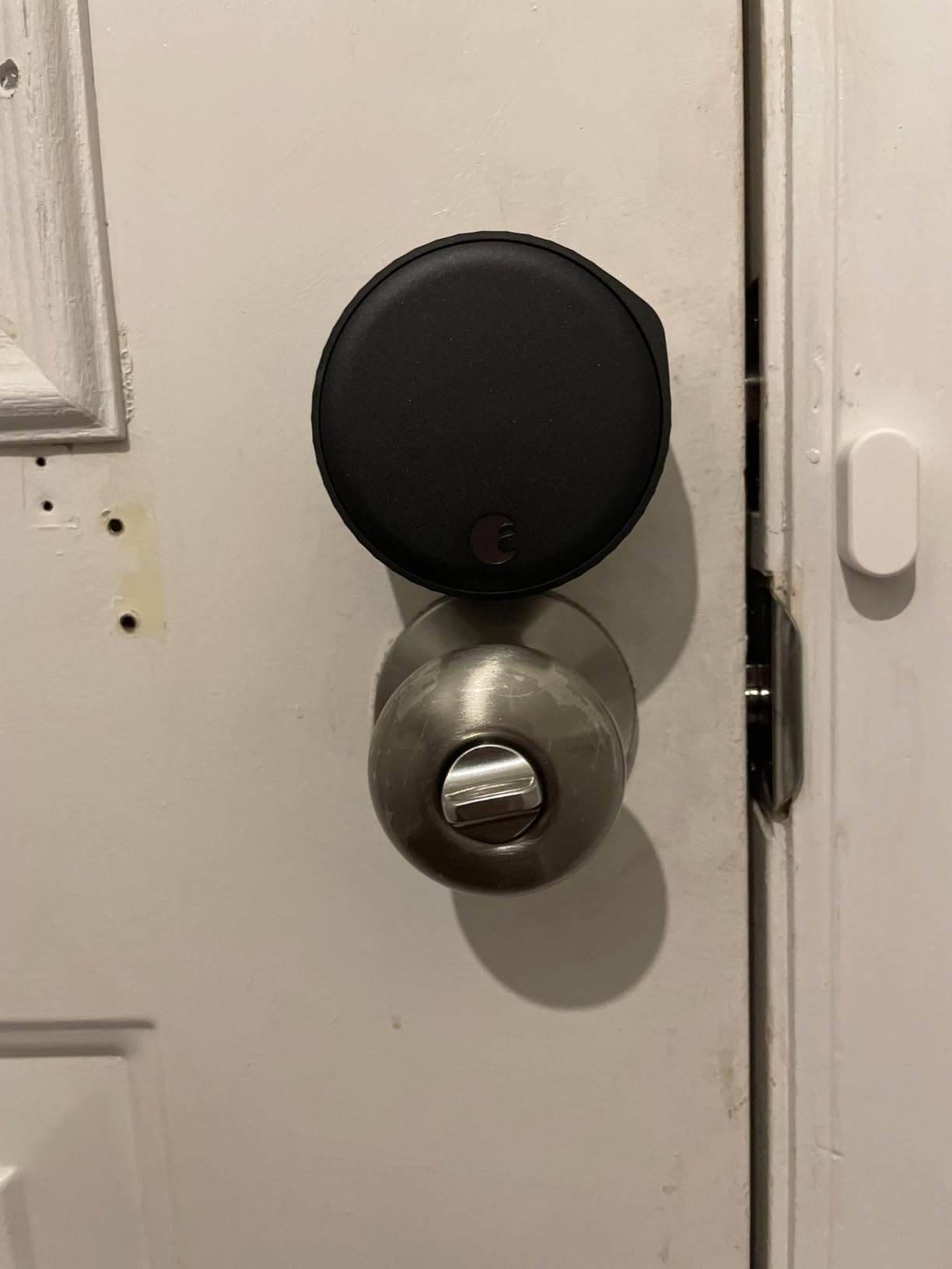 August Home, Silver Wi-Fi Connected Smart Keyless Entry Door Lock, Electronic Door Lock Fits Your Existing Deadbolt in Minutes, August SL05 - Customer Photo 1