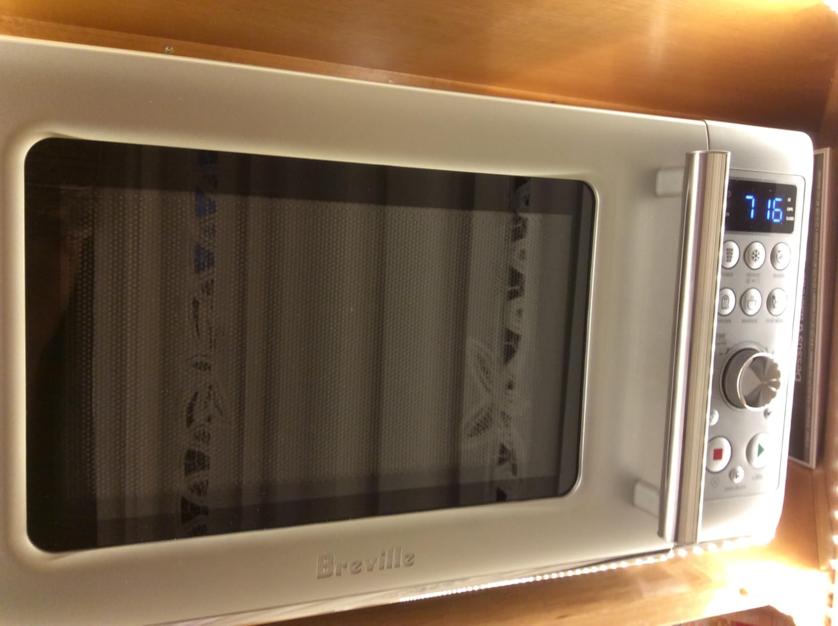 Breville BMO650SIL Compact Wave Soft Close Microwave Oven, Silver customer photo 2