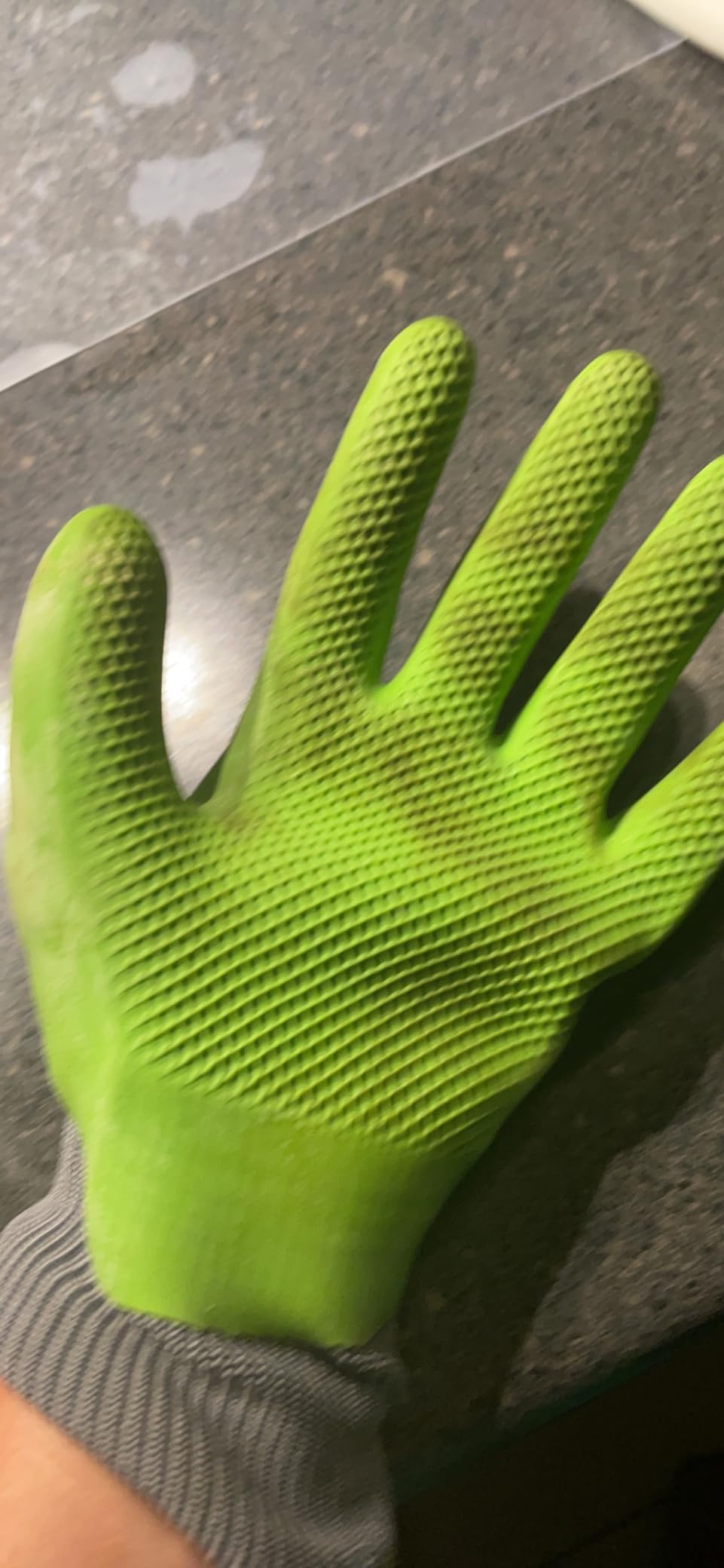 WORKPRO 6 Pairs Garden Gloves, Work Glove with Eco Latex Palm Coated, Gardening Glove, Working Gloves for Weeding, Digging, Raking, and Pruning (Large) - Customer Photo 2