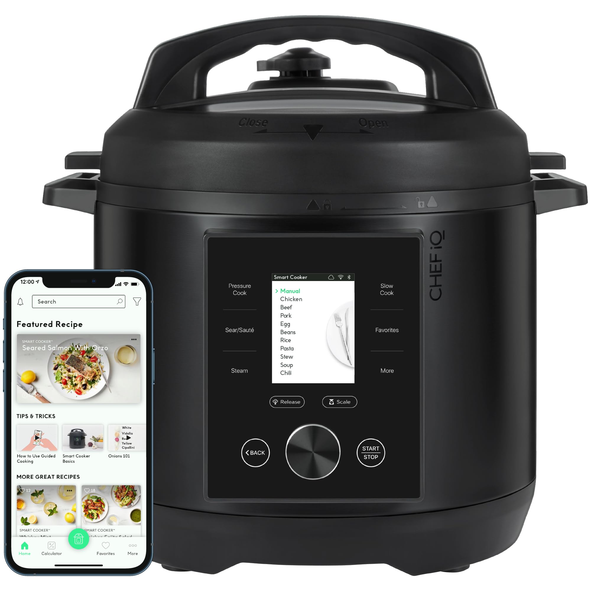 CHEF iQ Smart Pressure Cooker with WiFi and Built-in Scale - Easy-to-Use 10-in-1 Multicooker with 500+ Guided Recipes - Rice Cooker, Slow Cooker, Instant Meals for Foodies - 6 Quart - Family Size Customer Review CHEF iQ Smart Pressure Cooker with WiFi and Built-in Scale - Easy-to-Use 10-in-1 Multicooker with 500+ Guided Recipes - Rice Cooker, Slow Cooker, Instant Meals for Foodies - 6 Quart - Family Size - Customer Photo 1