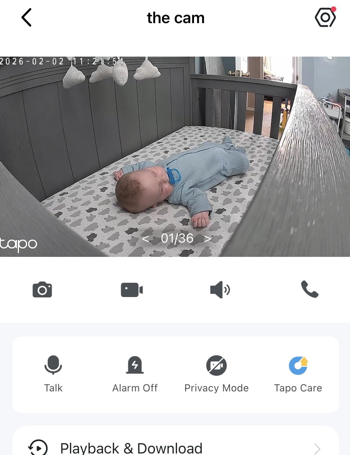 TP-Link Tapo 1080P Indoor Security Camera for Baby Monitor, Dog Camera w/Motion Detection, 2-Way Audio Siren, Night Vision, Cloud & SD Card Storage, Works w/Alexa & Google Home (Tapo C100) customer photo 2