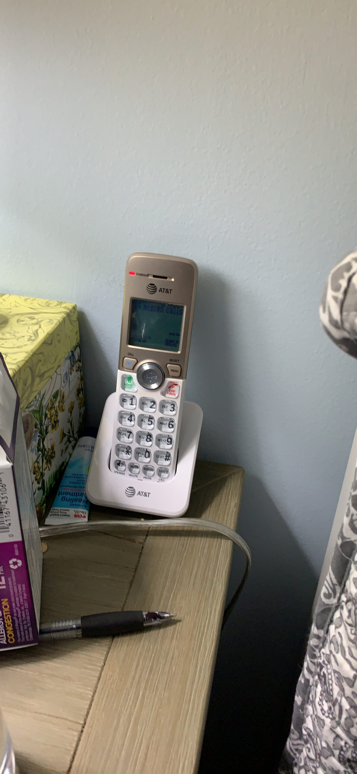 AT&T DL72219 DECT 6.0 2-Handset Cordless Phone for Home with Connect to Cell, Call Blocking, 1.8