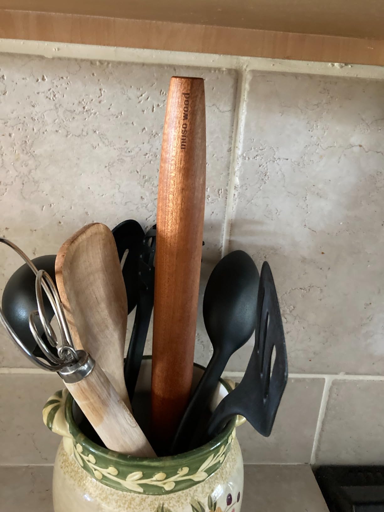 Muso Wood Sapele Wooden French Rolling Pin for Baking, Tapered Roller for Fondant, Pie Crust, Cookie, Pastry (French 15-3/4inch) Customer Review Muso Wood Sapele Wooden French Rolling Pin for Baking, Tapered Roller for Fondant, Pie Crust, Cookie, Pastry (French 15-3/4inch) - Customer Photo 2