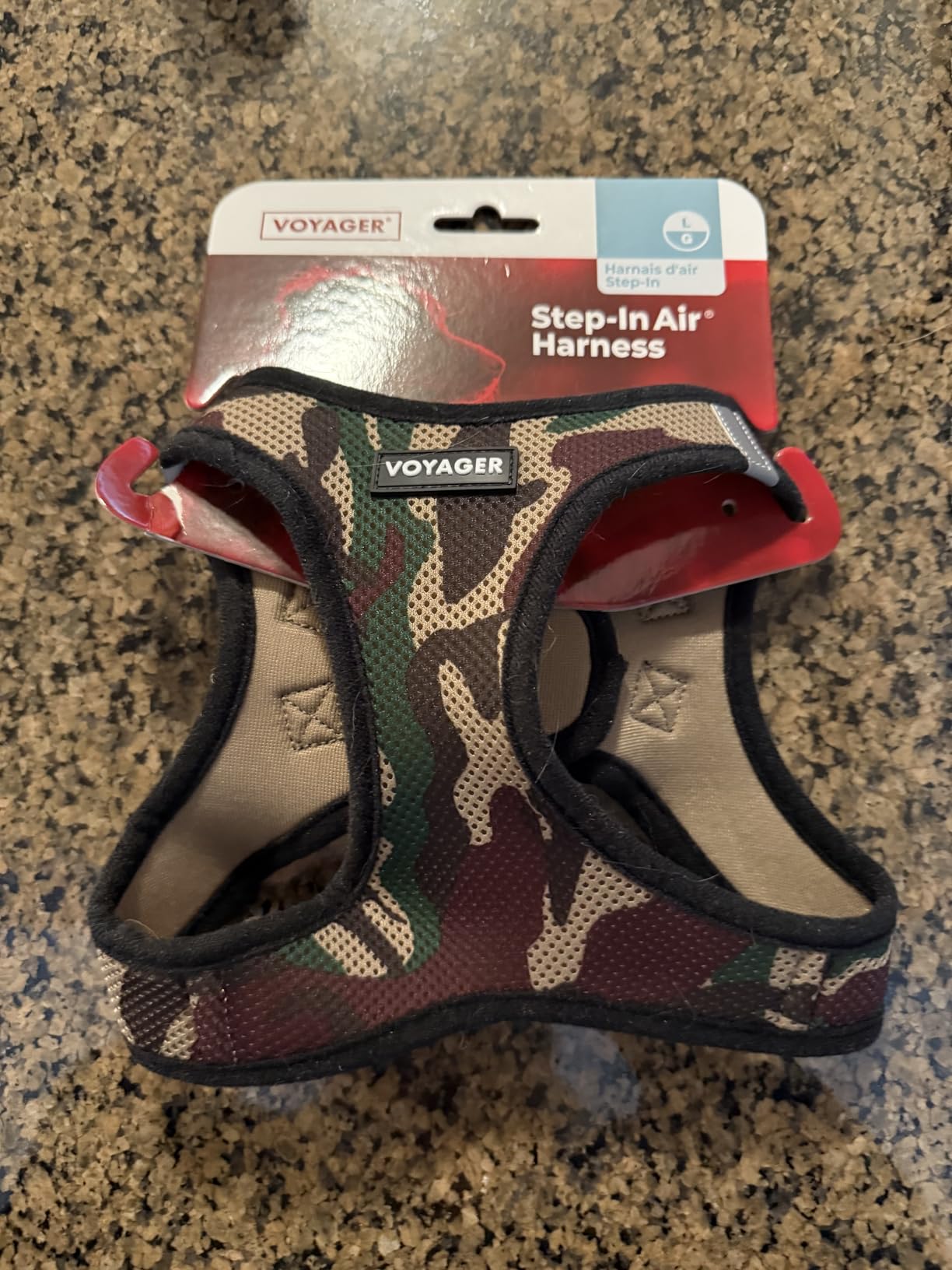 Best Pet Supplies Voyager Step-in Air Harness - All Weather Mesh, Reflective, No Pull Harness for Dogs, Cats - Secure with Hook & Loop Fastener, Buckle, Double D-Rings - Fuchsia, L - Customer Photo 2
