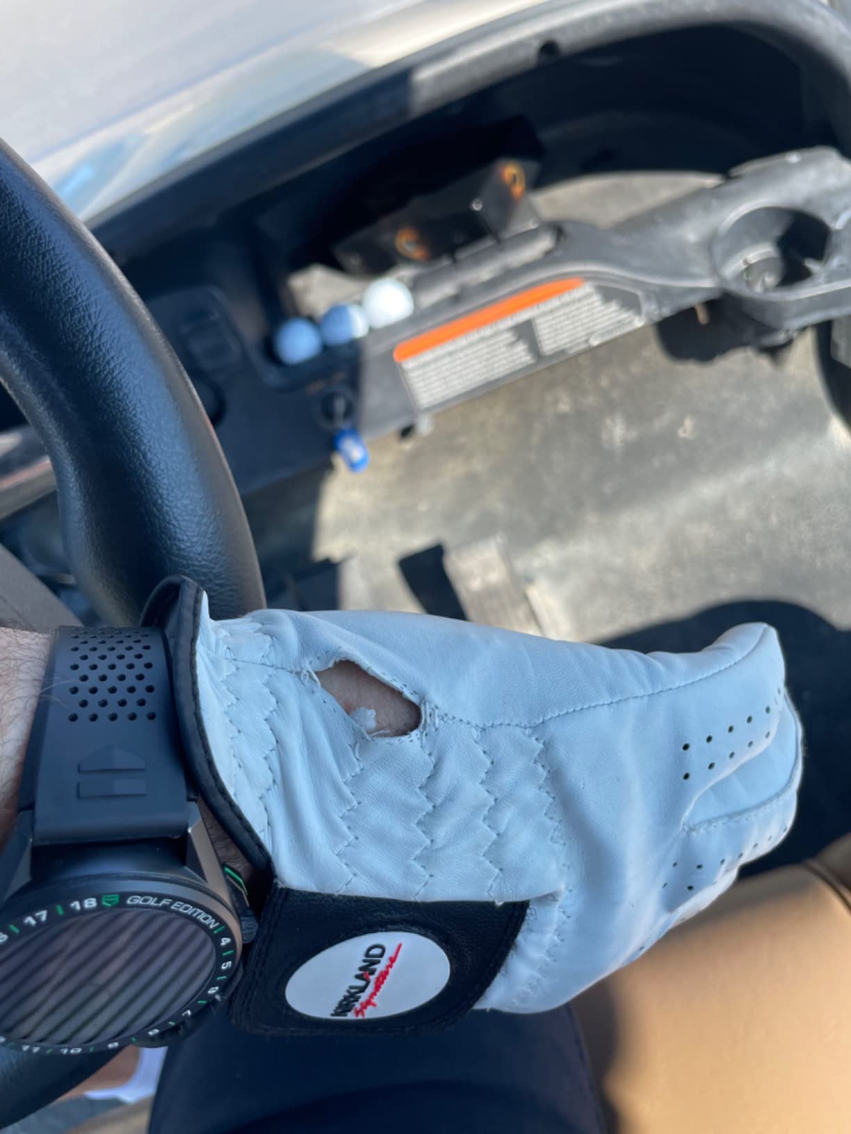 Kirkland Signature Golf Gloves Premium Cabretta Leather (4 Count) Customer Review Kirkland Signature Golf Gloves Premium Cabretta Leather (4 Count) - Customer Photo 2