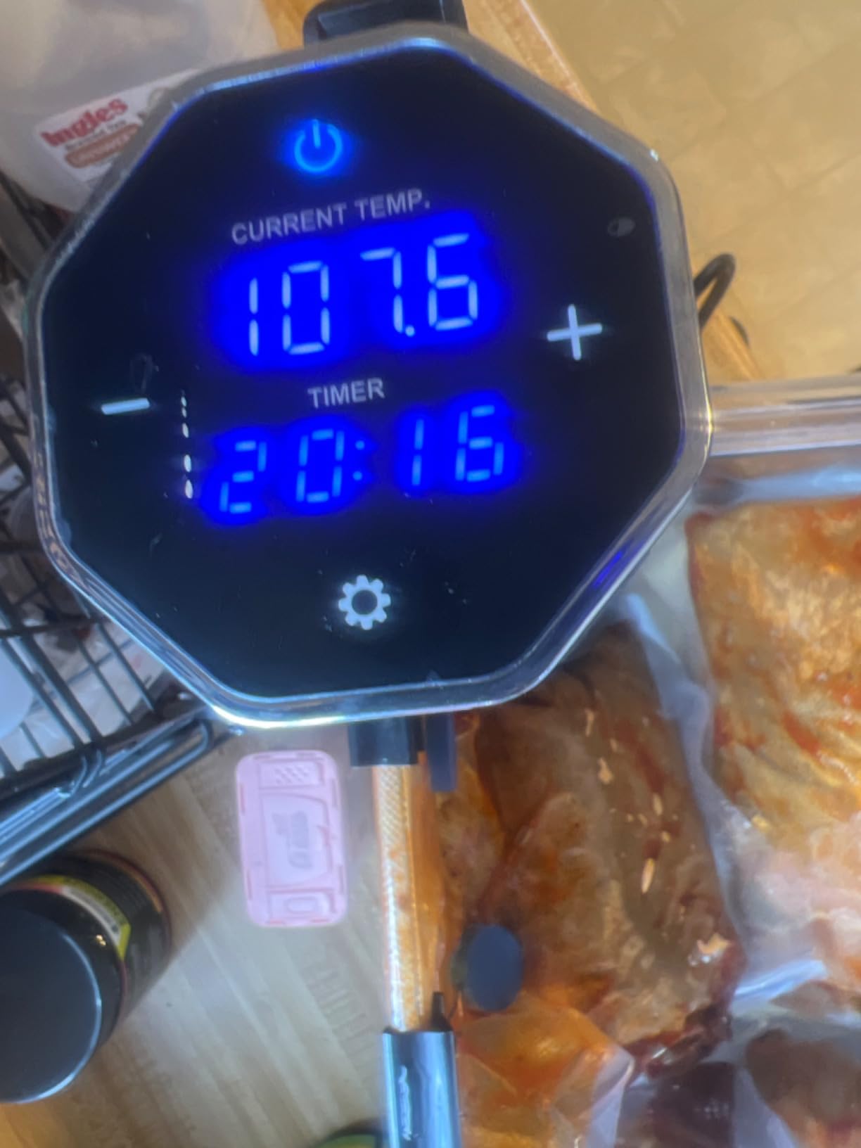 Yedi Infinity Sous Vide Cooker, Powered by Octcision Technology, Deluxe Accessory Kit, Recipes, 1000 Watts - Customer Photo 1