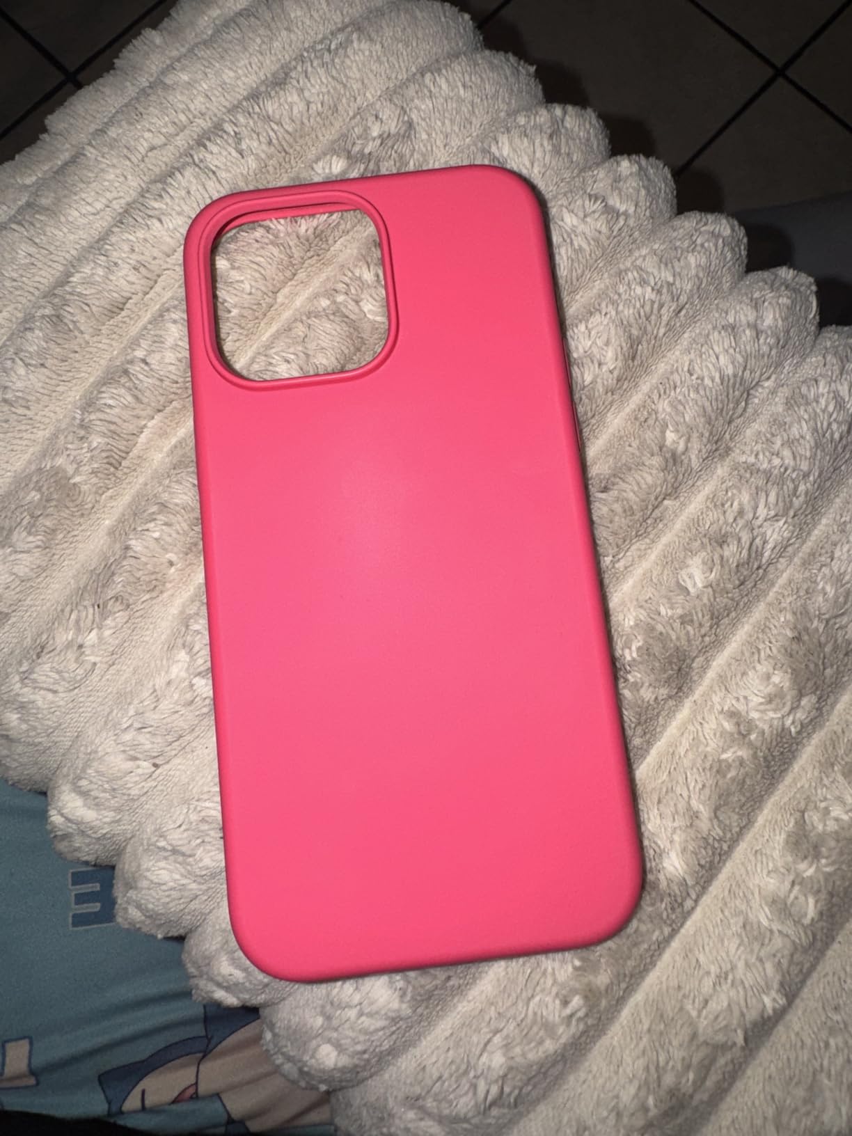 OTOFLY Soft Silicone Designed for iPhone 12/12 Pro Case,[Military Grade Drop Protection] [Anti-Scratch Microfiber Lining] Shockproof Protective Phone Case Slim Thin Cover 6.1 inch,Stone - Customer Photo 1