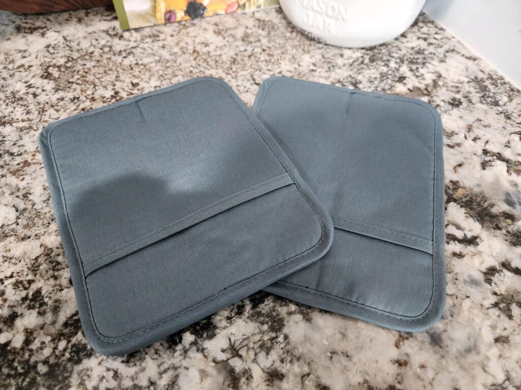 KITCHENAID Ribbed Soft Silicone Pot Holder 2-Pack Set, Matte Black, 7 Best Pot Holders