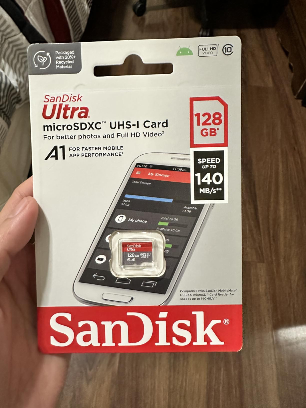 SanDisk 32GB Ultra microSDHC 120MB/s A1 Class 10 UHS-I - Customer Photo 2