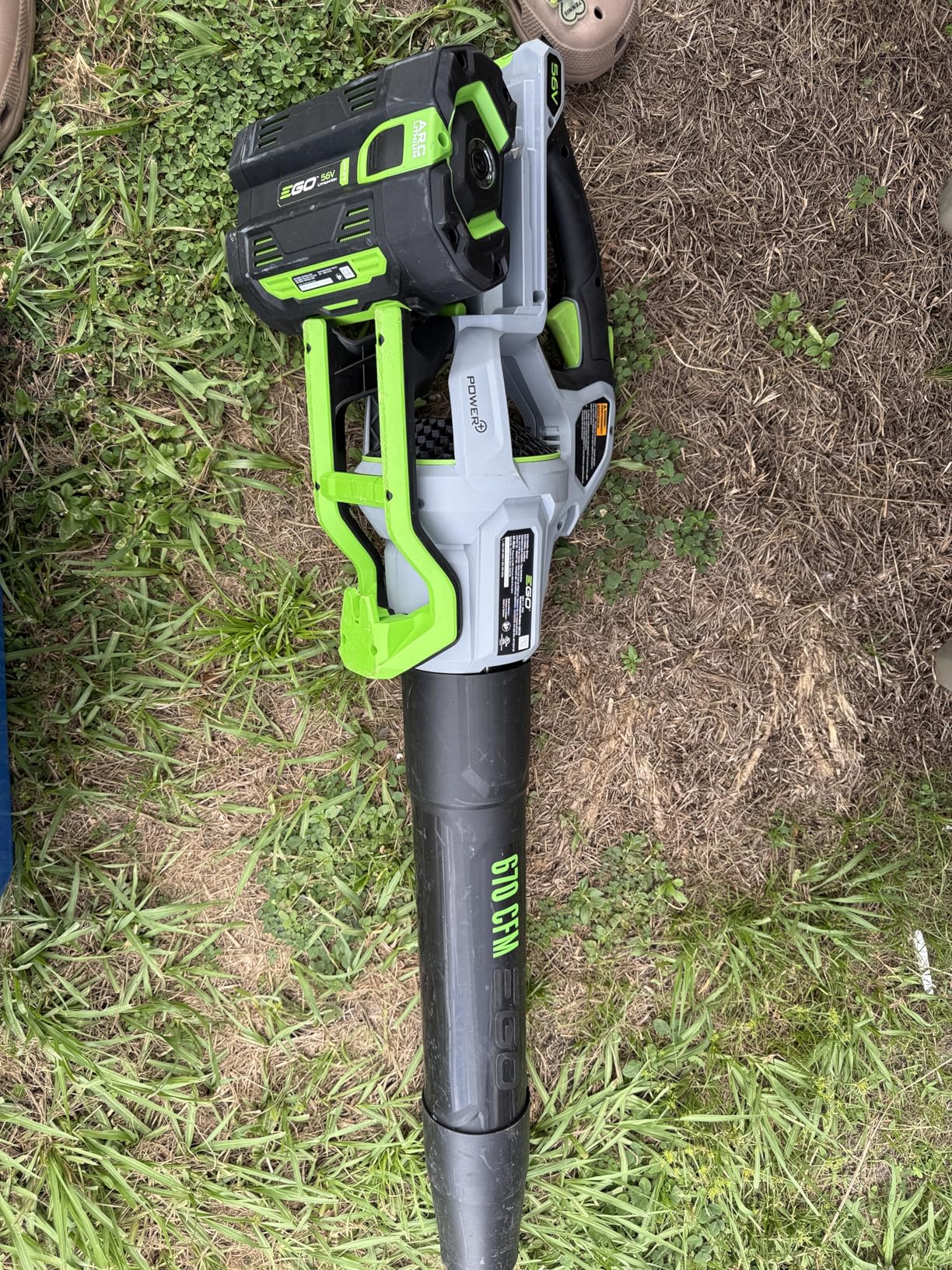 EGO POWER+ Leaf Blower, Cordless Electric 615 CFM, Includes 56V 2.5Ah Battery and Charger - LB6151 Customer Review EGO POWER+ Leaf Blower, Cordless Electric 615 CFM, Includes 56V 2.5Ah Battery and Charger - LB6151 - Customer Photo 1