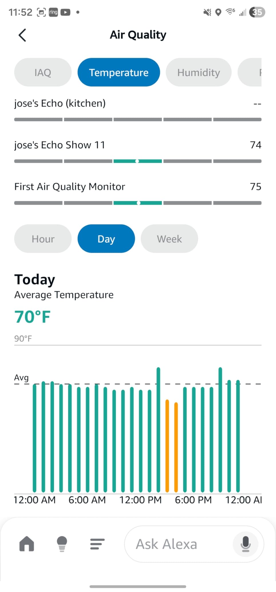 Amazon Smart Air Quality Monitor - Know your air, Works with Alexa customer photo 1