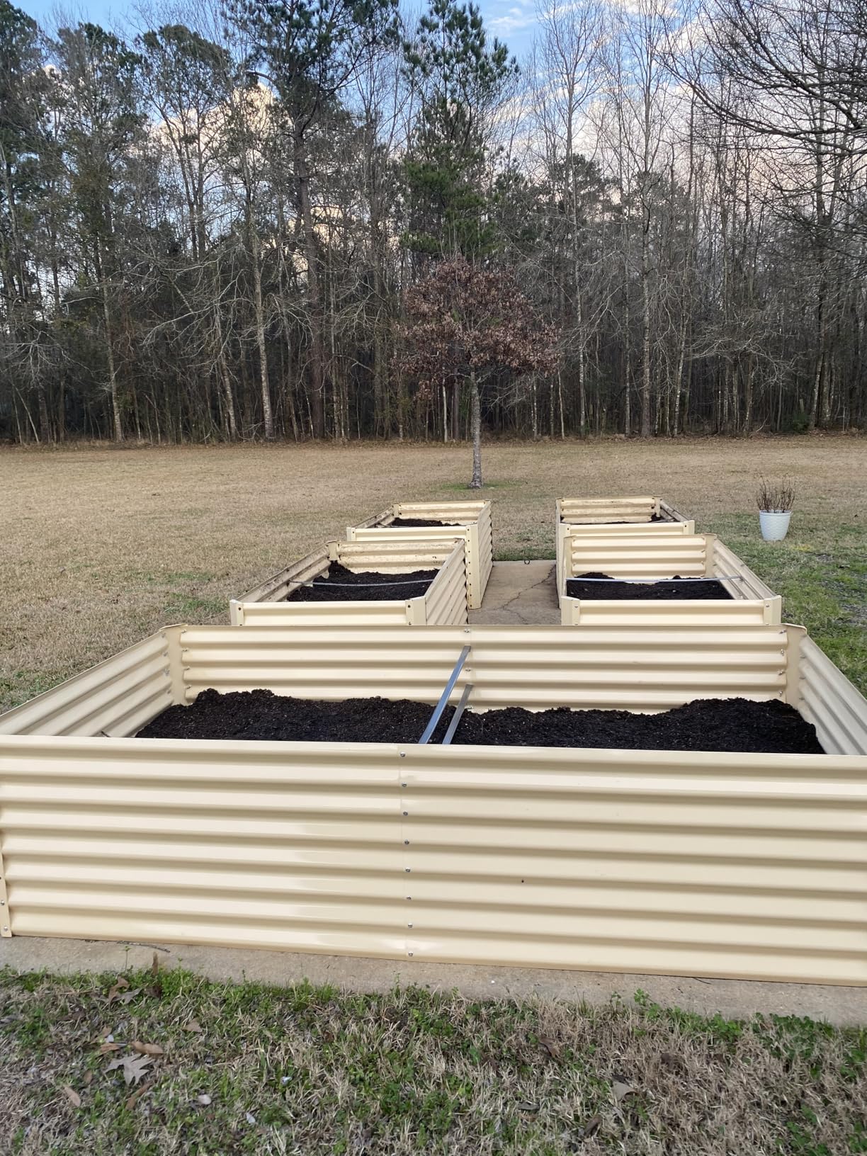 Best Choice Products 6x3x2ft Outdoor Metal Raised Garden Bed, Deep Root Box Planter for Vegetables, Flowers, Herbs, 269 Gallon Capacity, 100% Non Toxic Materials - Gray customer photo 1
