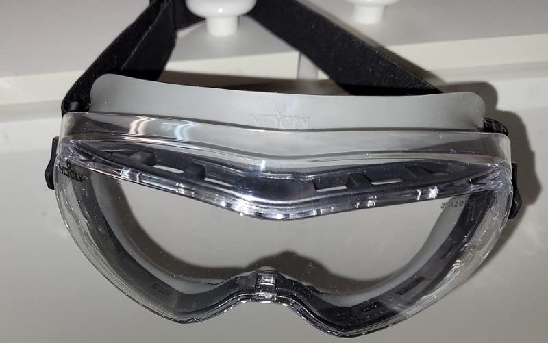 NoCry Anti Fog Safety Goggles for Men and Women with Premium Anti Scratch Coating - Vented Panoramic Lab Goggles; ANSI Z87 Certified Lab Safety Goggles, Eye Protection Goggles with Adjustable Headband Customer Review NoCry Anti Fog Safety Goggles for Men and Women with Premium Anti Scratch Coating - Vented Panoramic Lab Goggles; ANSI Z87 Certified Lab Safety Goggles, Eye Protection Goggles with Adjustable Headband - Customer Photo 2