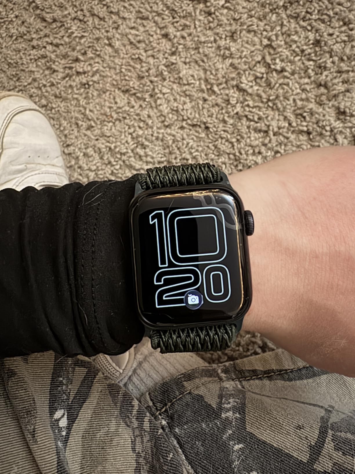Lerobo Nylon Stretchy Solo Loop Watch Band, Compatible with Apple Watch Series 11-1, SE/Ultra 3 2 1 38/40/41/42/44/45mm/46mm/49mm, Adjustable Replacement Strap for Women Men Customer Review Lerobo Nylon Stretchy Solo Loop Watch Band, Compatible with Apple Watch Series 11-1, SE/Ultra 3 2 1 38/40/41/42/44/45mm/46mm/49mm, Adjustable Replacement Strap for Women Men - Customer Photo 2