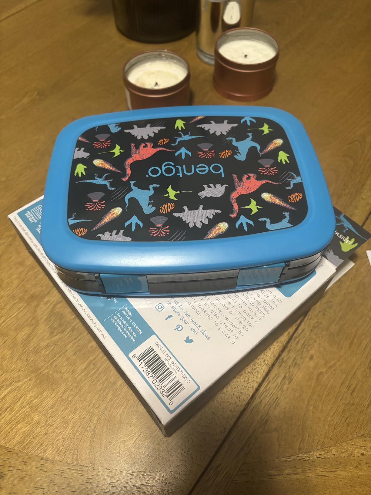Bentgo Kids Prints Leak-Proof, 5-Compartment Bento-Style Kids Lunch Box - Ideal Portion Sizes for Ages 3-7, Durable, Drop-Proof, Dishwasher Safe, & PFAS & BPA-Free Materials (Space) Customer Review Bentgo Kids Prints Leak-Proof, 5-Compartment Bento-Style Kids Lunch Box - Ideal Portion Sizes for Ages 3-7, Durable, Drop-Proof, Dishwasher Safe, & PFAS & BPA-Free Materials (Space) - Customer Photo 5