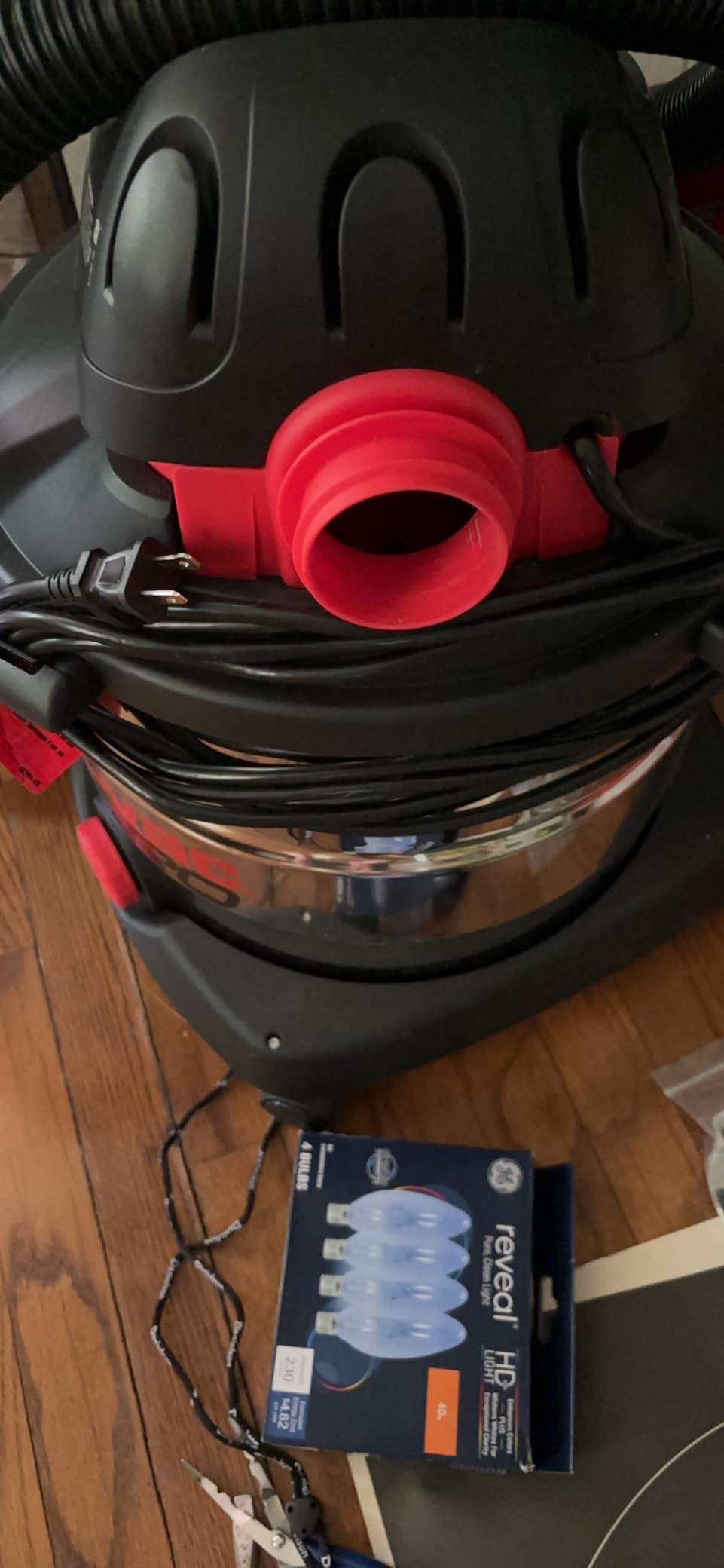 Shop-Vac 12 Gallon 6.0 Peak HP Wet/Dry Vacuum, Stainless Steel Tank, 3 in 1 Function Portable Shop Vacuum with Attachments, Drain Port, Ideal for Jobsite, Garage & Workshop. 5926211 Customer Review Shop-Vac 12 Gallon 6.0 Peak HP Wet/Dry Vacuum, Stainless Steel Tank, 3 in 1 Function Portable Shop Vacuum with Attachments, Drain Port, Ideal for Jobsite, Garage & Workshop. 5926211 - Customer Photo 2