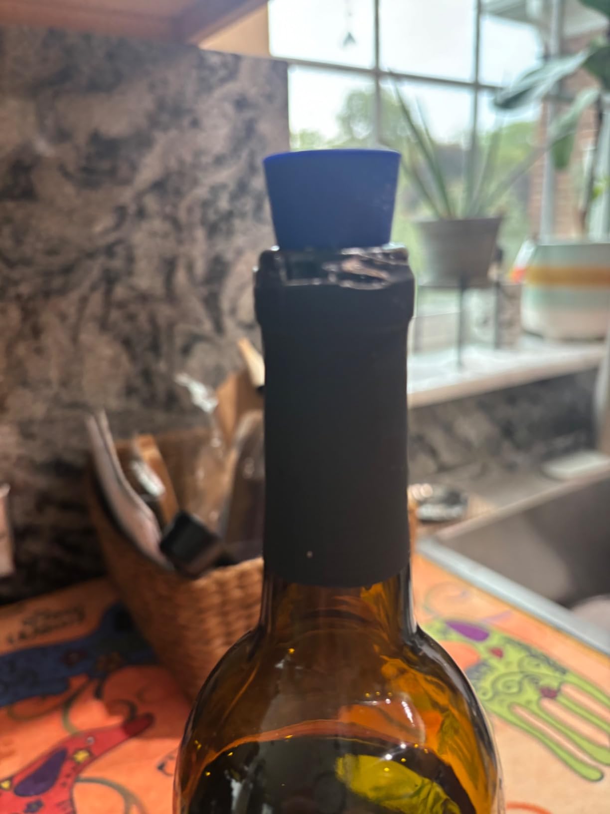 Wine Stoppers Beverage Bottle Sealer Soft Silicone Wine Bottle Stoppers Corks with Grip Top for Keeping Wine Champagne Fresh, 8 Pack Customer Review Wine Stoppers Beverage Bottle Sealer Soft Silicone Wine Bottle Stoppers Corks with Grip Top for Keeping Wine Champagne Fresh, 8 Pack - Customer Photo 2