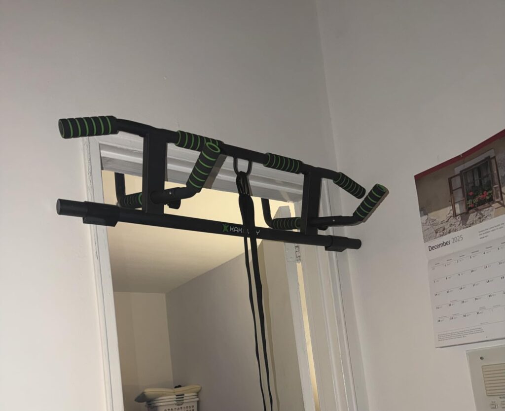 2026 Upgrade Multi-Grip Pull Up Bar with Smart Larger Hooks Technology - USA Original Patent, Designed, Shipped, Warranty Customer Review Best Pull Up Bar