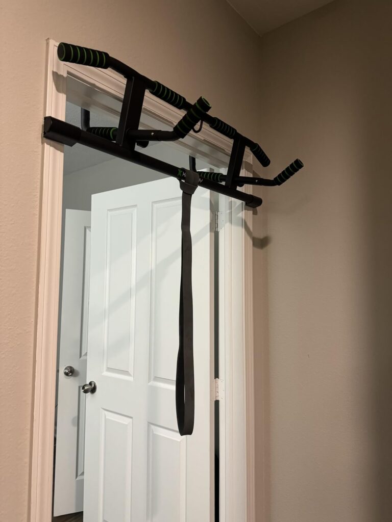 2026 Upgrade Multi-Grip Pull Up Bar with Smart Larger Hooks Technology - USA Original Patent, Designed, Shipped, Warranty Customer Review Best Pull Up Bar