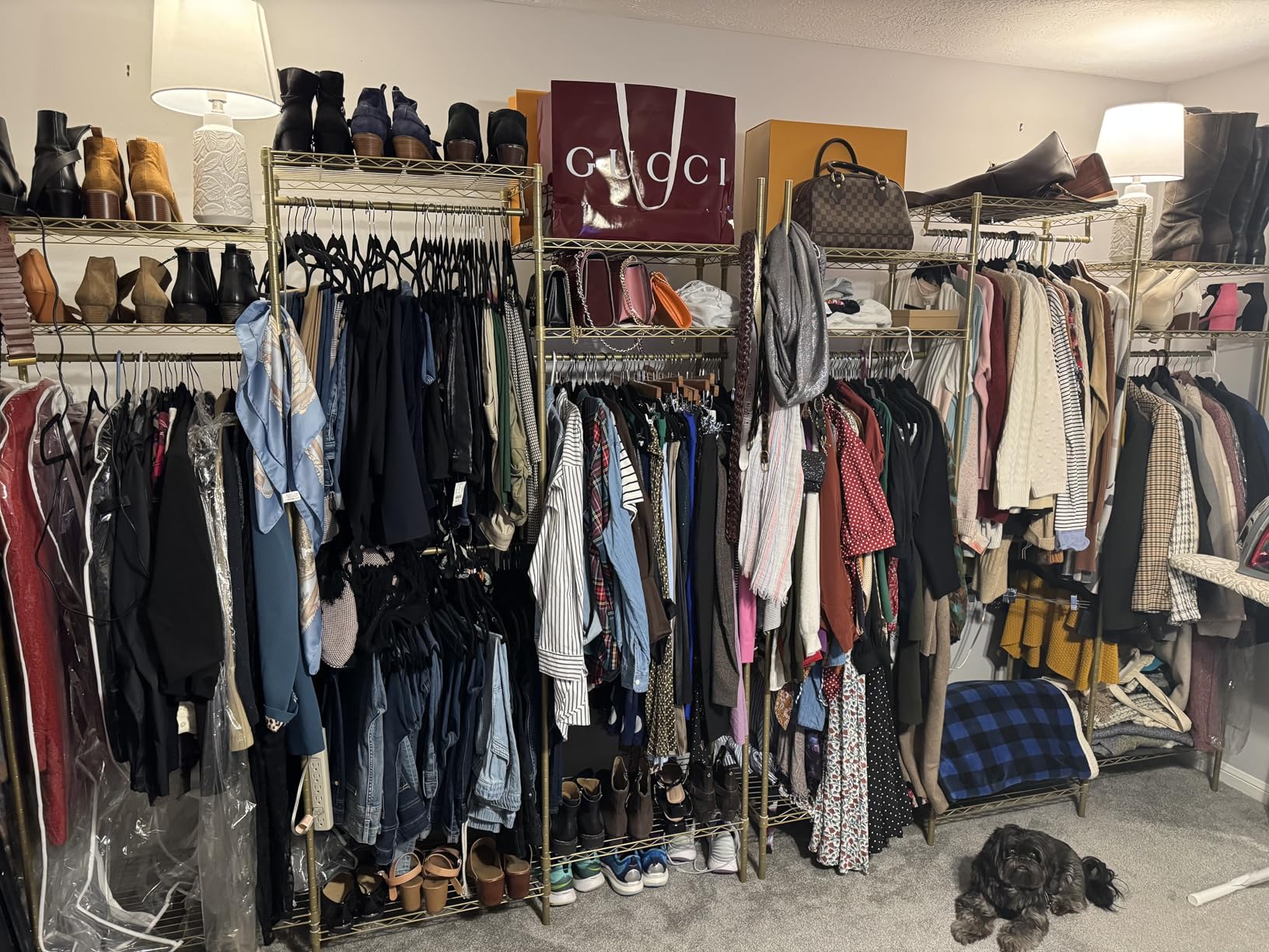 VIPEK V5 Portable Closet Wardrobe Heavy Duty Clothes Rack, Freestanding Clothing Rack with 4 Hang Rods & 8 Shelves, Adjustable Closet Racks, 68.9 VIPEK V5 Portable Closet Wardrobe Heavy Duty Clothes Rack, Freestanding Clothing Rack with 4 Hang Rods & 8 Shelves, Adjustable Closet Racks, 68.9