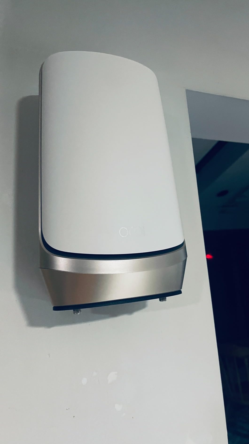 NETGEAR Orbi Quad-Band WiFi 6E Mesh Network System (RBKE963), Router + 2 Satellite Extenders, Security Features, Up to 10.8 Gbps, Coverage up to 9,000 sq. ft., 200 Devices, 10 Gig Internet Port - Customer Photo 1