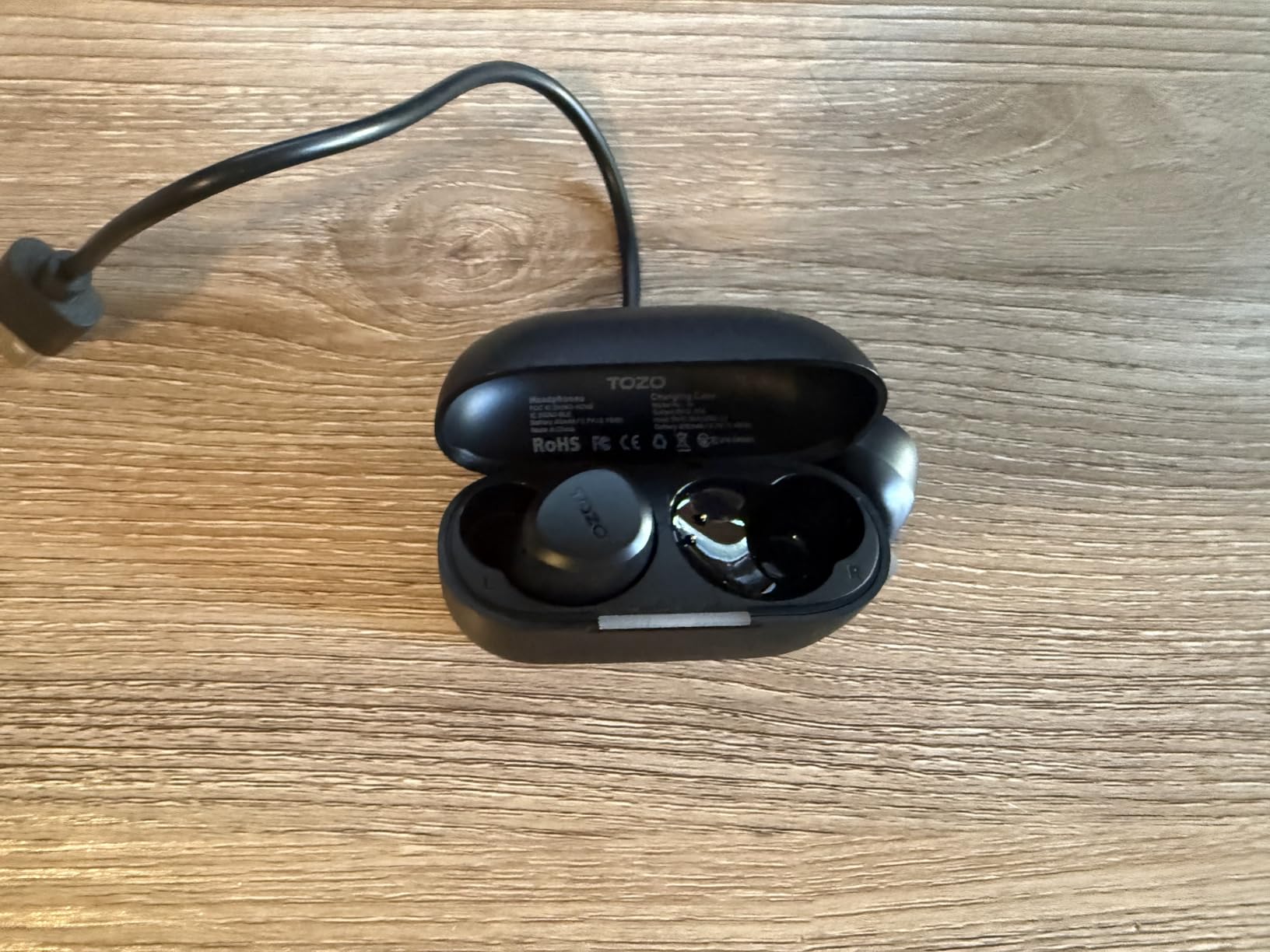 TOZO A1 Wireless Earbuds Bluetooth 5.3 Light Weight in Ear IPX5 Waterproof Headphones 2 Mic for AI Calls, Immersive Premium Sound Bass Headset with Charging Case, 32 Presets EQ Customization via App - Customer Photo 1