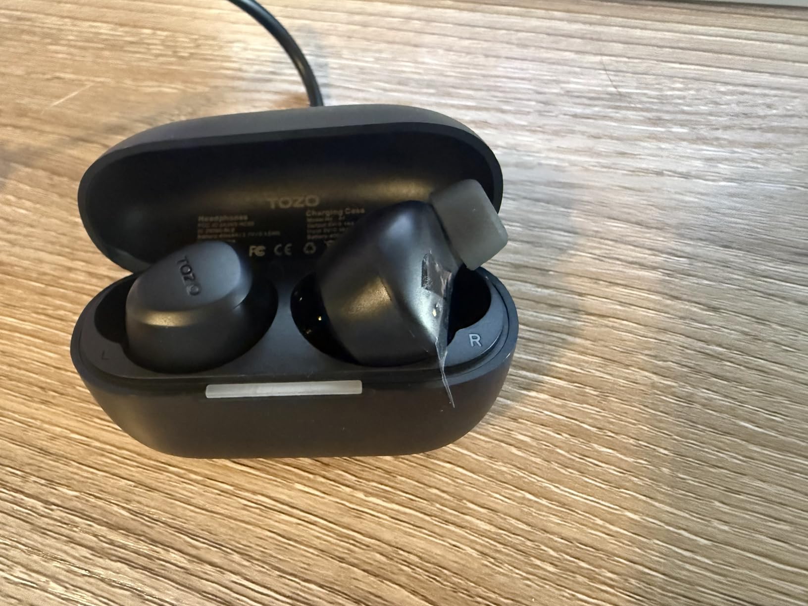 TOZO A1 Wireless Earbuds Bluetooth 5.3 Light Weight in Ear IPX5 Waterproof Headphones 2 Mic for AI Calls, Immersive Premium Sound Bass Headset with Charging Case, 32 Presets EQ Customization via App - Customer Photo 2