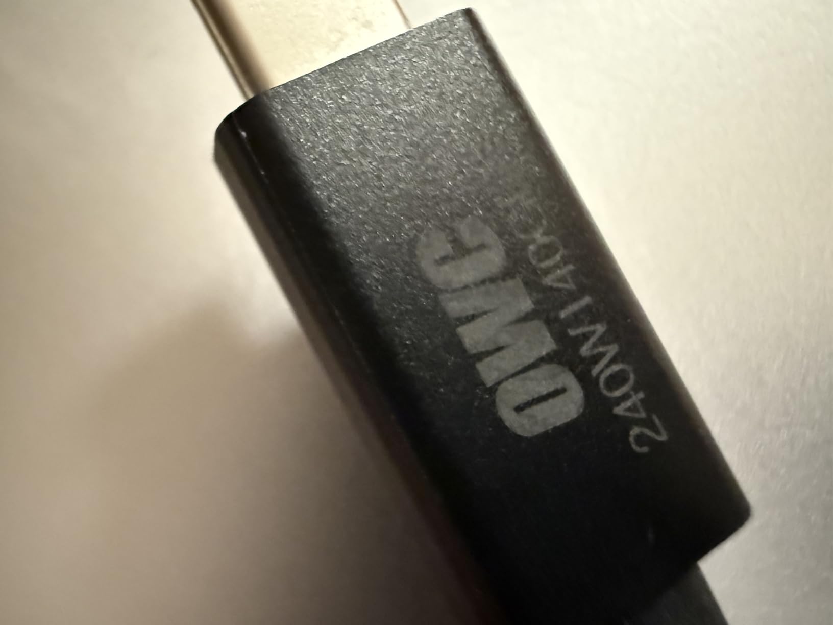 OWC 2,0M Thunderbolt 4 / USB-C Cable - Universal and Full Capability for All Thunderbolt 3, Thunderbolt 4, USB-C, and USB4 Devices Customer Review OWC 2,0M Thunderbolt 4 / USB-C Cable - Universal and Full Capability for All Thunderbolt 3, Thunderbolt 4, USB-C, and USB4 Devices - Customer Photo 1