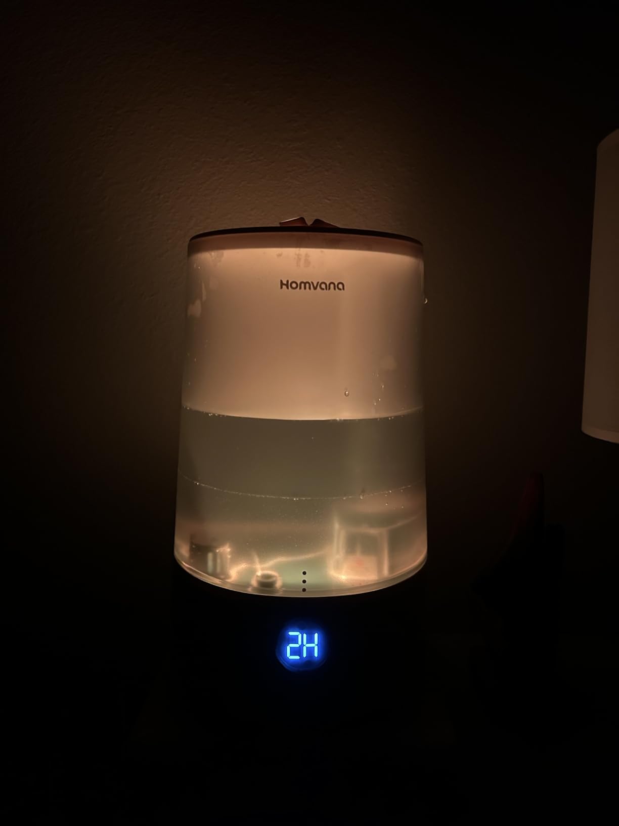 Homvana Humidifiers for Bedroom Home, 3.6 L Cool Mist Top-Fill 34H Super Long Time, Quiet 23dB, Baby Humidifier, Oil Diffuser for Large Room customer photo 1