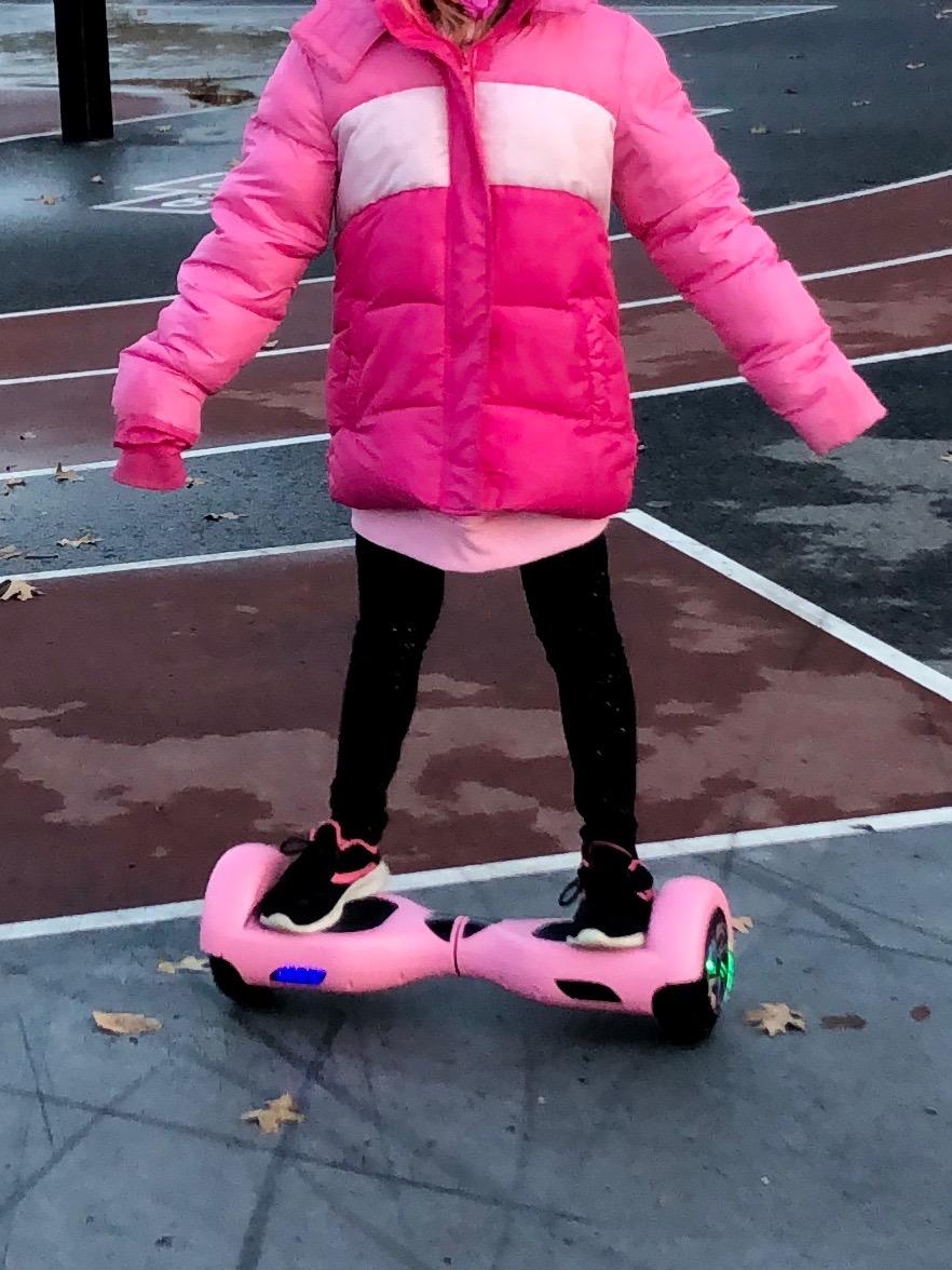SISIGAD Hoverboard, All Terrain Hoverboards, 8.5'' Two Wheel Self Balancing Scooter with Bluetooth Speaker, Off Road Hoverboard with LED Lights, Music Hoverboards - Customer Photo 1