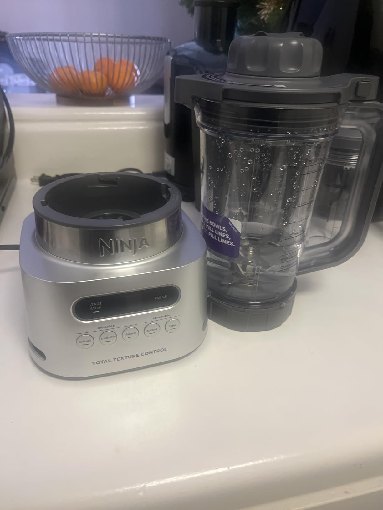 Ninja SS151 TWISTi Blender DUO, High-Speed 1600 WP Smoothie Maker & Nutrient Extractor* 5 Functions Smoothie, Spreads & More, smartTORQUE, 34-oz. Pitcher & (2) To-Go Cups, Gray Customer Review Ninja SS151 TWISTi Blender DUO, High-Speed 1600 WP Smoothie Maker & Nutrient Extractor* 5 Functions Smoothie, Spreads & More, smartTORQUE, 34-oz. Pitcher & (2) To-Go Cups, Gray - Customer Photo 1