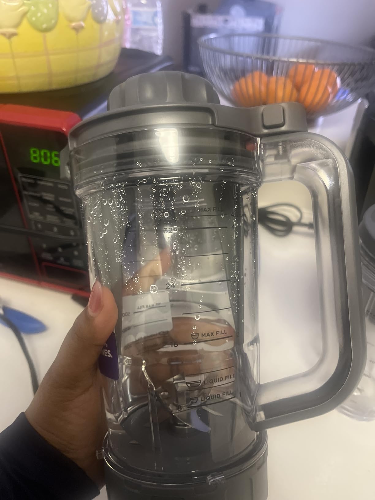 Ninja SS151 TWISTi Blender DUO, High-Speed 1600 WP Smoothie Maker & Nutrient Extractor* 5 Functions Smoothie, Spreads & More, smartTORQUE, 34-oz. Pitcher & (2) To-Go Cups, Gray Customer Review Ninja SS151 TWISTi Blender DUO, High-Speed 1600 WP Smoothie Maker & Nutrient Extractor* 5 Functions Smoothie, Spreads & More, smartTORQUE, 34-oz. Pitcher & (2) To-Go Cups, Gray - Customer Photo 3