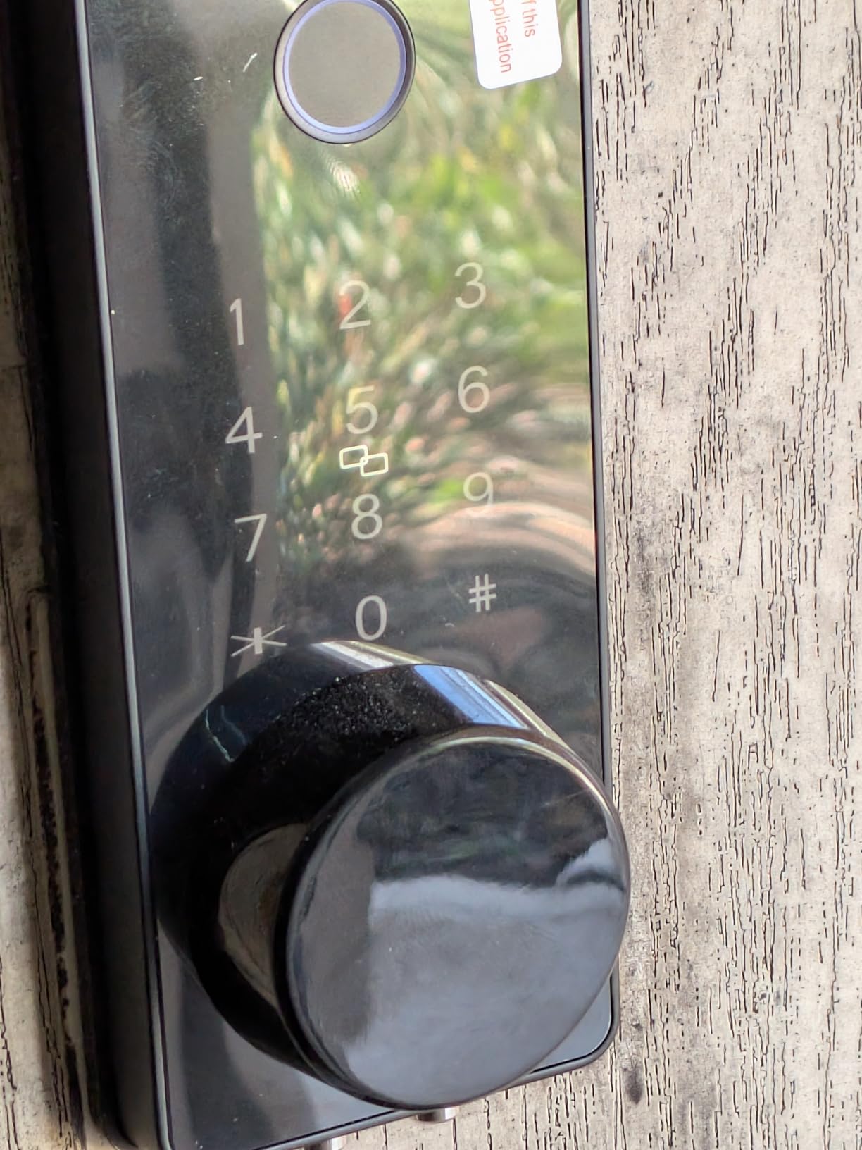 LOCKSTAR Smart Door Lock - Keyless Entry Deadbolt Door Lock - Multiple Entry Methods: APP, Fingerprint Touch ID, Keypad Code, Card FOB, Traditional Key - Smart Home Devices - Customer Photo 1