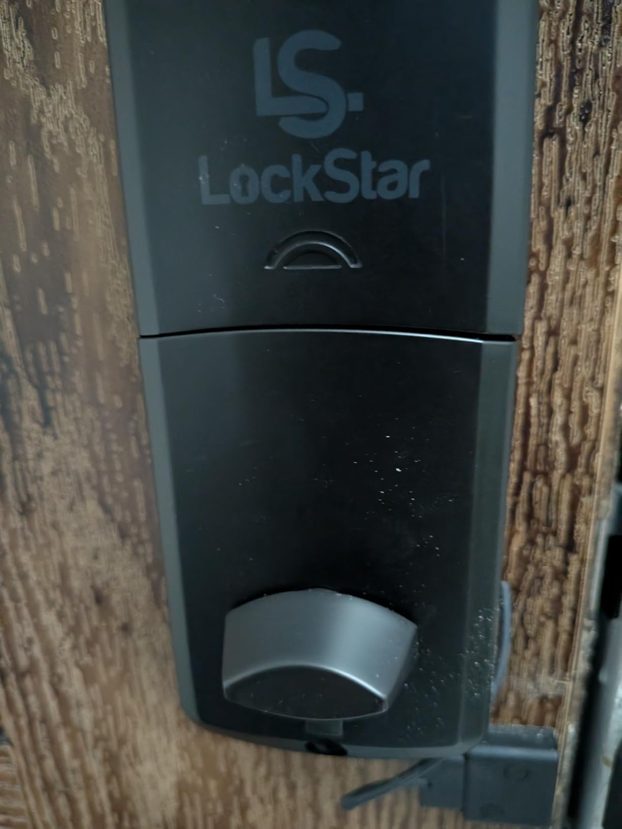 LOCKSTAR Smart Door Lock - Keyless Entry Deadbolt Door Lock - Multiple Entry Methods: APP, Fingerprint Touch ID, Keypad Code, Card FOB, Traditional Key - Smart Home Devices - Customer Photo 2
