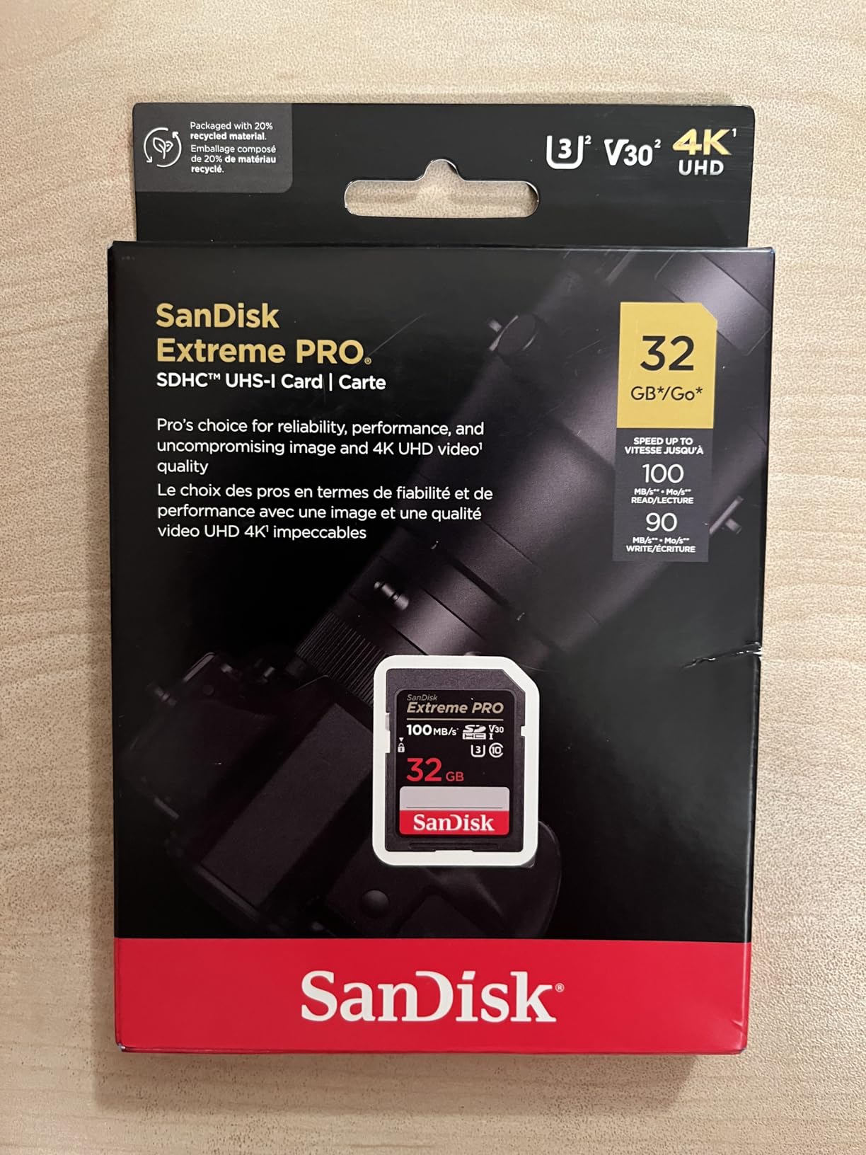 SanDisk 64GB Extreme PRO SDXC UHS-I Memory Card - C10, U3, V30, 4K UHD, SD Card - SDSDXXU-064G-GN4IN Customer Review SanDisk 64GB Extreme PRO SDXC UHS-I Memory Card - C10, U3, V30, 4K UHD, SD Card - SDSDXXU-064G-GN4IN - Customer Photo 1