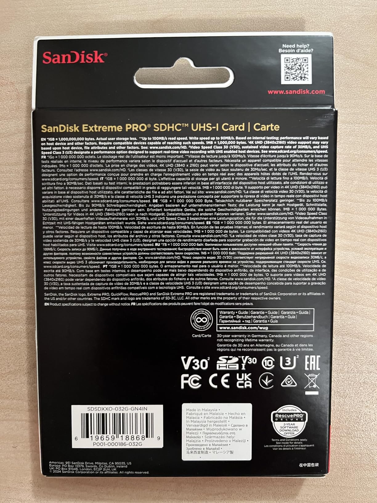 SanDisk 64GB Extreme PRO SDXC UHS-I Memory Card - C10, U3, V30, 4K UHD, SD Card - SDSDXXU-064G-GN4IN Customer Review SanDisk 64GB Extreme PRO SDXC UHS-I Memory Card - C10, U3, V30, 4K UHD, SD Card - SDSDXXU-064G-GN4IN - Customer Photo 2