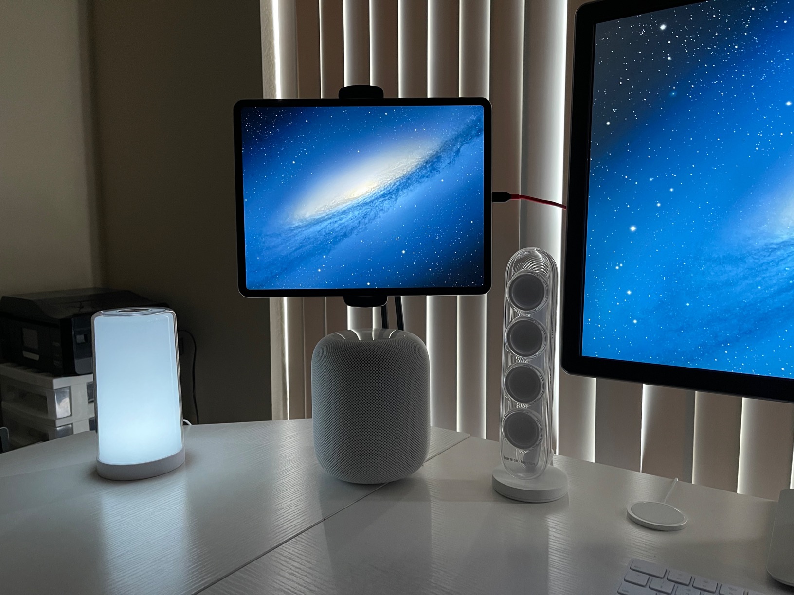 Twelve South HoverBar Duo iPad Stand (2nd Gen) - Adjustable Tablet Stand for Desk with Weighted Base & Clamp Attachment for Mounting - Customer Photo 1