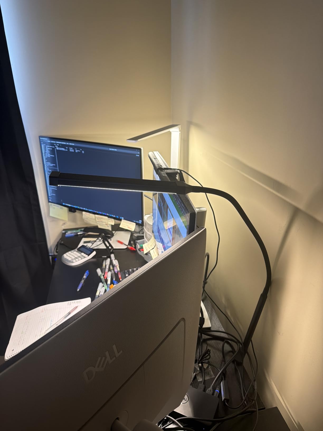 LED Desk Lamp with Clamp, Eye-Caring Clip on Lights for Home Office, 3 Modes 10 Brightness, Long Flexible Goose-Neck, Metal, Swing Arm Architect Task Table Lamps with USB Adapter, Black Customer Review LED Desk Lamp with Clamp, Eye-Caring Clip on Lights for Home Office, 3 Modes 10 Brightness, Long Flexible Goose-Neck, Metal, Swing Arm Architect Task Table Lamps with USB Adapter, Black - Customer Photo 2