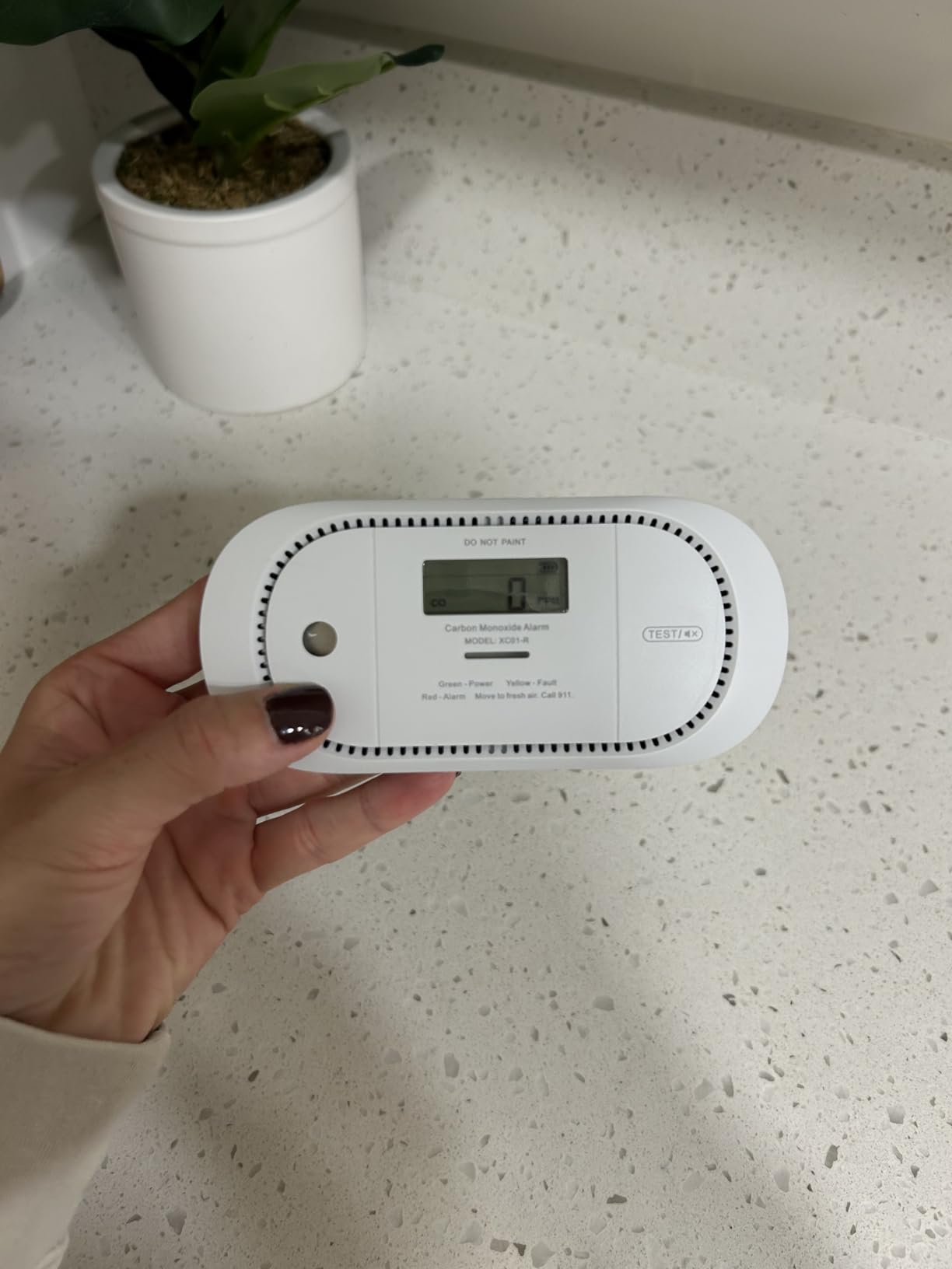 X-Sense Smart Carbon Monoxide Detector, Wi-Fi CO Detector, Real-Time Push Notifications via X-Sense Home Security App, Replaceable Battery, Optional 24/7 Professional Monitoring Service, XC04-WX Customer Review X-Sense Smart Carbon Monoxide Detector, Wi-Fi CO Detector, Real-Time Push Notifications via X-Sense Home Security App, Replaceable Battery, Optional 24/7 Professional Monitoring Service, XC04-WX - Customer Photo 1