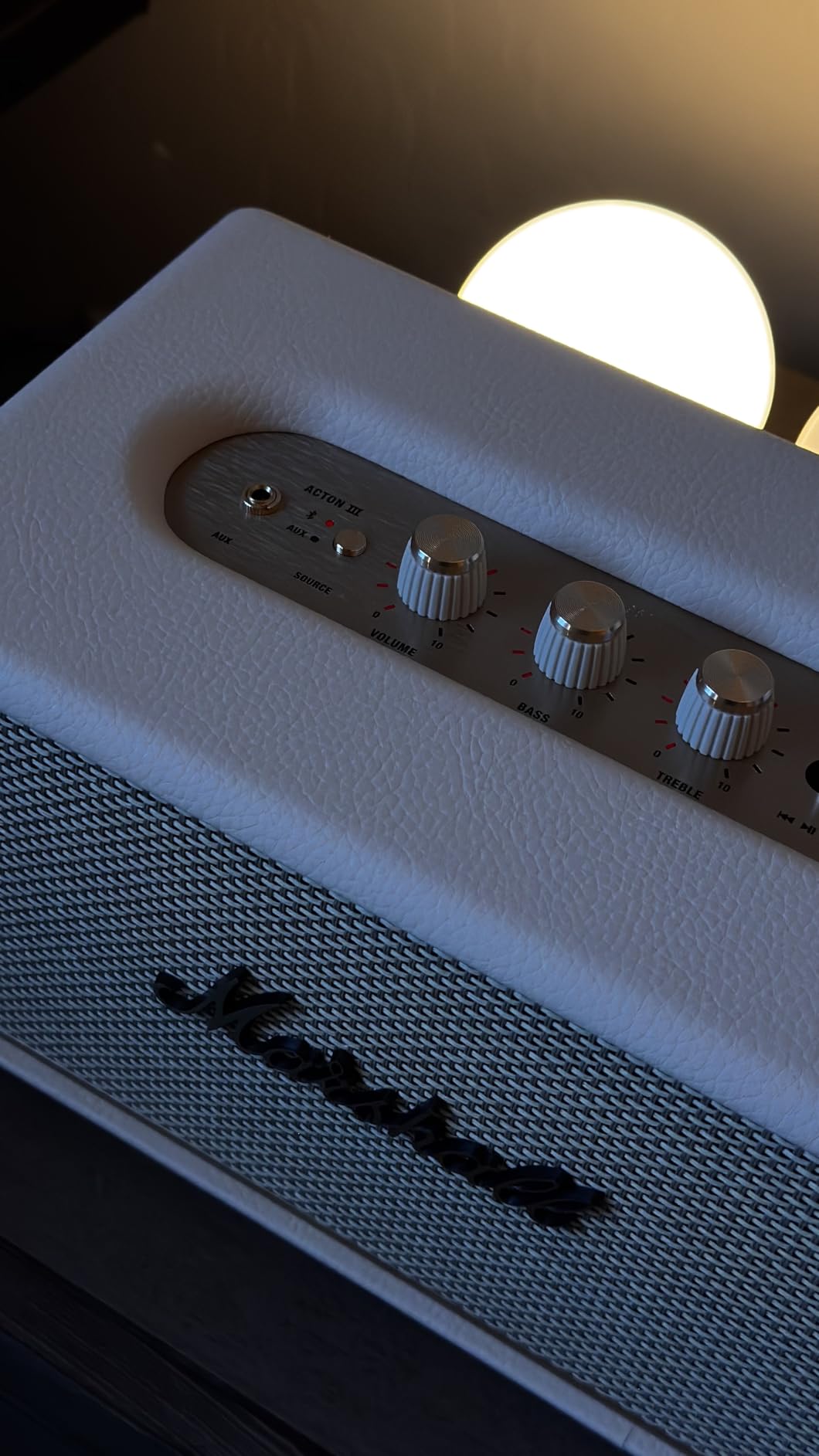Marshall Acton III Bluetooth Home Speaker - Cream Customer Review Marshall Acton III Bluetooth Home Speaker - Cream - Customer Photo 2