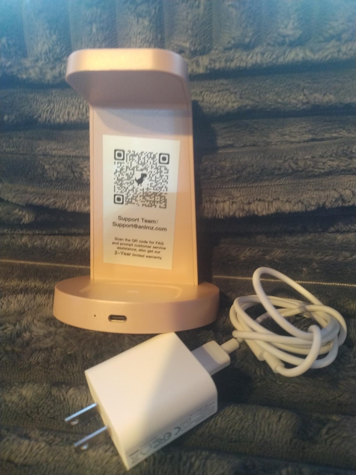 Anlmz 3 in 1 Charging Station for iPhone, Wireless Charger for iPhone 17 16e 16 15 14 13 12 11 X Pro Max & Apple Watch - Wireless Charging Station for AirPods 4 3 Pro - Customer Photo 1